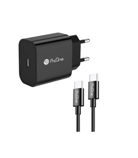 شارژر دیواری پرووان مدل PWC501 به همراه کابل USB-C